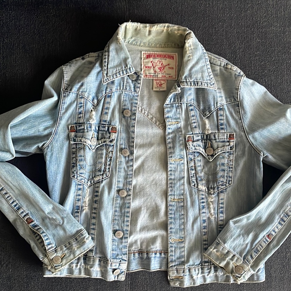 2000s True Religion Jean Jacket